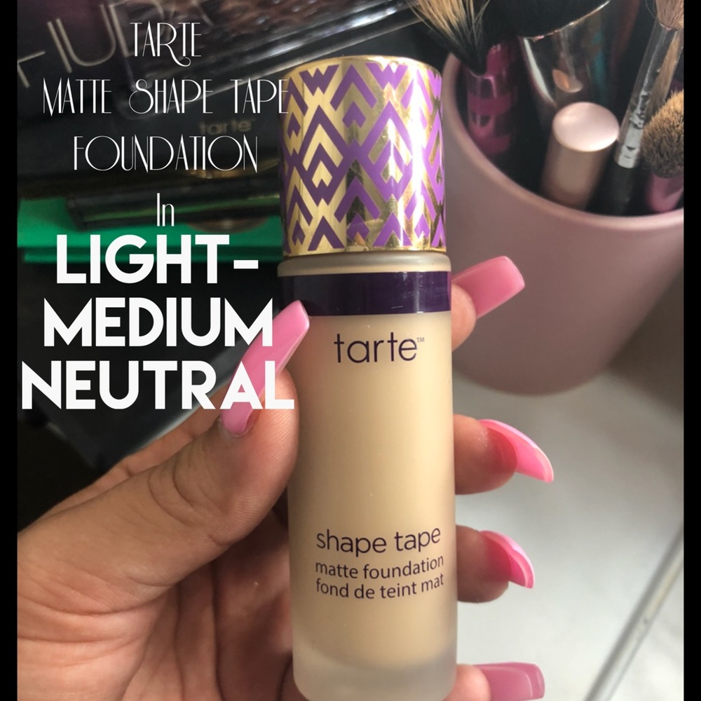 TARTE SHAPE TAPE FOUNDATION IN “LIGHT-MED NEUTRAL”